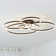 Jadiamond 6-Light 47.2 inch Modern Flush Mount Large Circle Ceiling Fixture with Remote Control