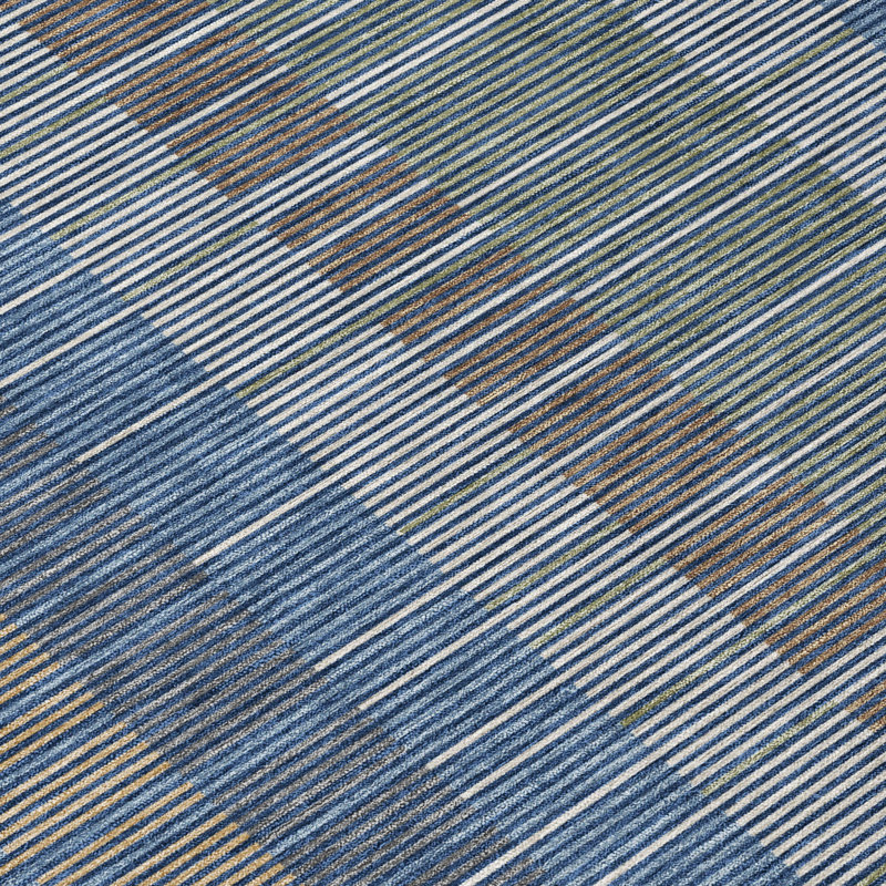 Tapis intérieur / extérieur lavable à la machine Chantille ACN2821, 1 pi 8 po x 2 pi 6 po, Marine
