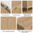 Tilt-Out 2-Compartment Laundry Hamper Cabinet,with 2 Hamper.Natural