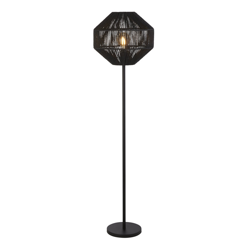 Enoch 155cm Black Traditional Floor Lamp