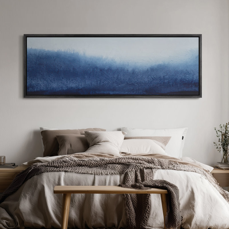 Très grand art mural rétro encadré pour art classique, H 20 po x l 60 po, Noir