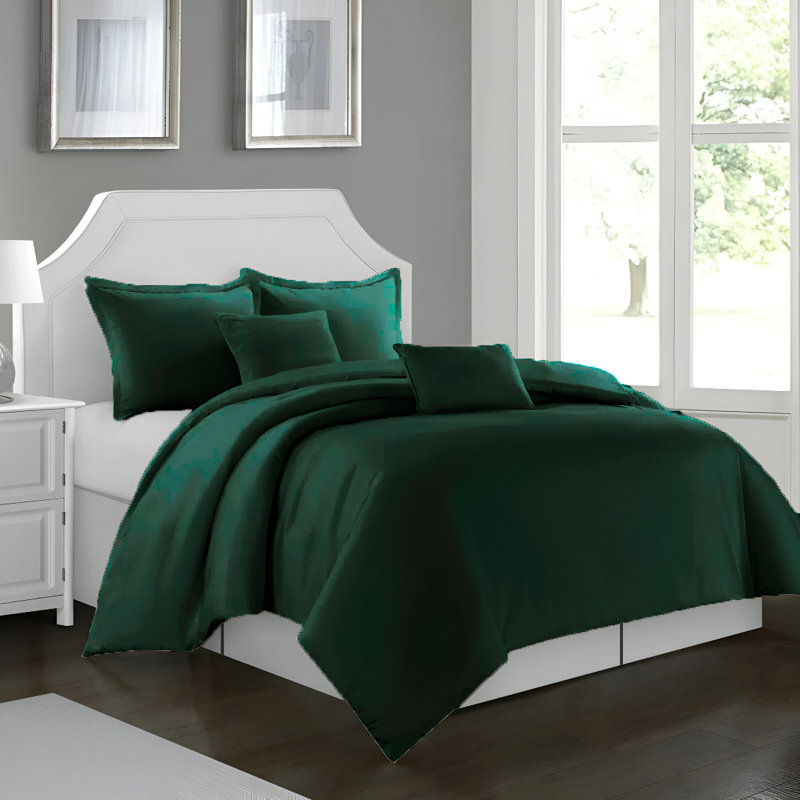 Cathyjo Super Soft Microfibre Reversible 200 TC Plain Duvet Cover Set with Cases, Super King Duvet Cover + 2 King Pillowcases