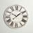 Renata Round Oversized Shiplap Farmhouse Wall Clock-519095137