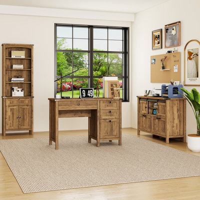 3-Piece Computer Desk Office Set