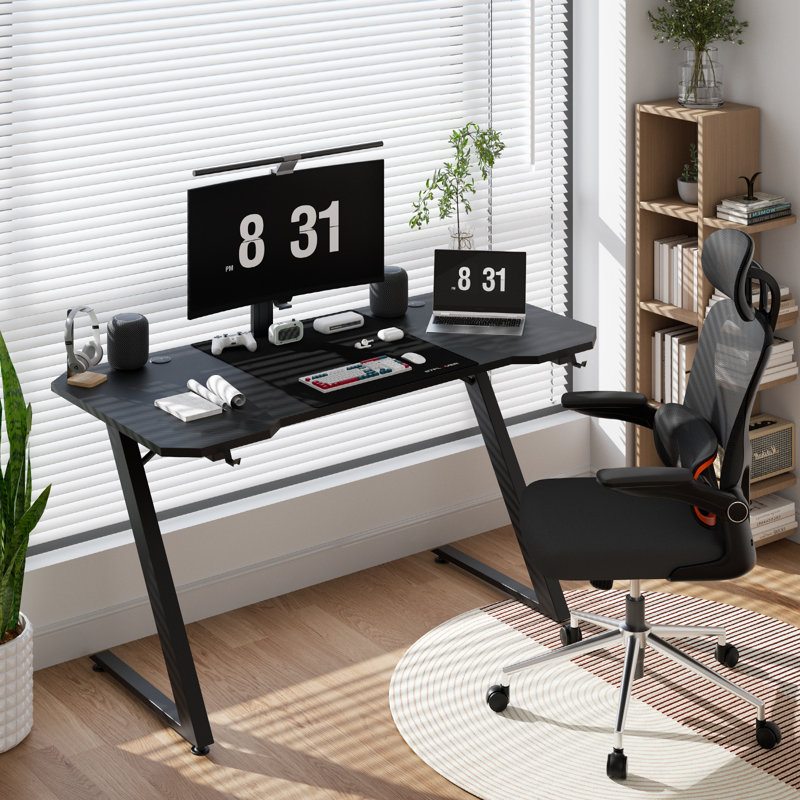 Fabrice Computer Desk, Pink, 39.37cm W x 23.62cm D