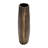 Rochella Modern Aluminum Metal Decorative Vase with Geometric Textured Design - Contemporary Accent for Elegant Decor-86749034-86749035