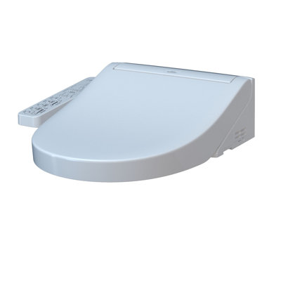 TOTO® WASHLET® C2 Electronic Bidet Toilet Seat with PREMIST and EWATER+ Wand Cleaning, Round, Cotton White