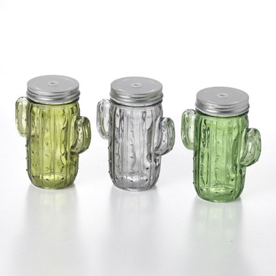 Pot de rangement 12 qt cactus