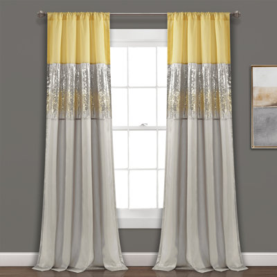 Semi Sheer Curtain Single Panel