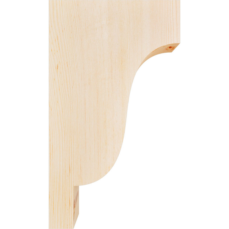Newport Corbel, H 20 po x l 3,5 po x P 12 po, Sapin de Douglas, Lisse