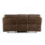 Canapé inclinable luxueux en cuir GEL Match avec console fonctionnelle et accoudoirs moelleux