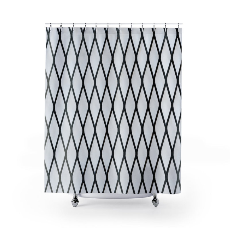 Geometric Shower Curtain