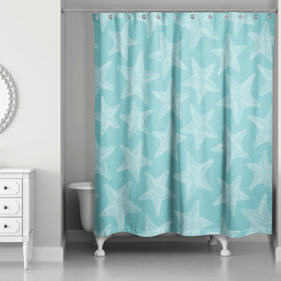 Rideau de douche simple Leeann