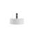 Ceramic Round Bathroom Sink In White - Versatile Decoration Countertop Basin Modern Aesthetics