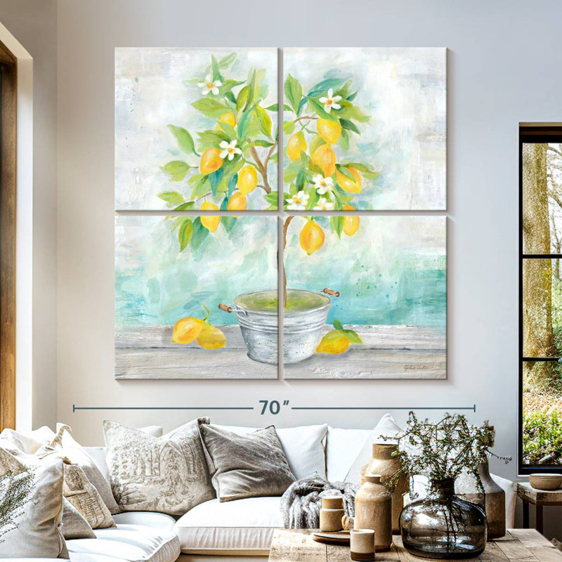 Harnek Country Lemon Tree, 57" H x 57" W