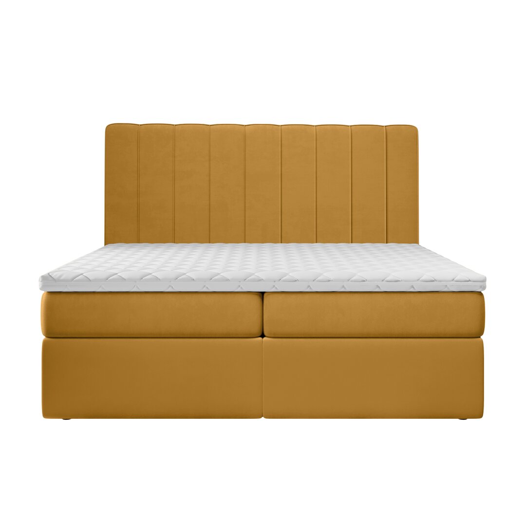 Boxspringbett Hafizur mit Topper und Bettkasten