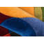 Tapis bleu / rouge / vert / jaune en laine touffeté à la main Beucher-30046720