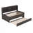 Wooden Captain Daybed Bed with Built-in Bookshelves-490314533-490314530