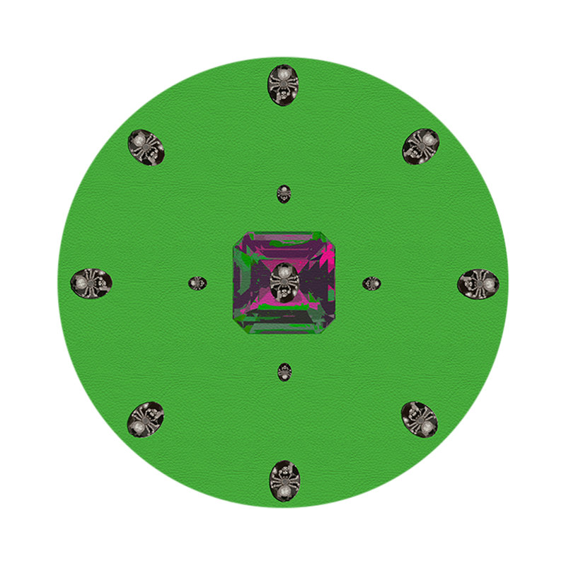  Napperon Asscher, Vert acide
