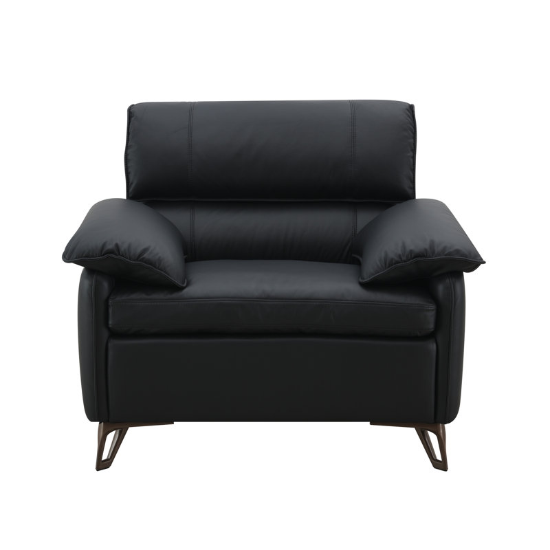 Chaise en cuir Eilene