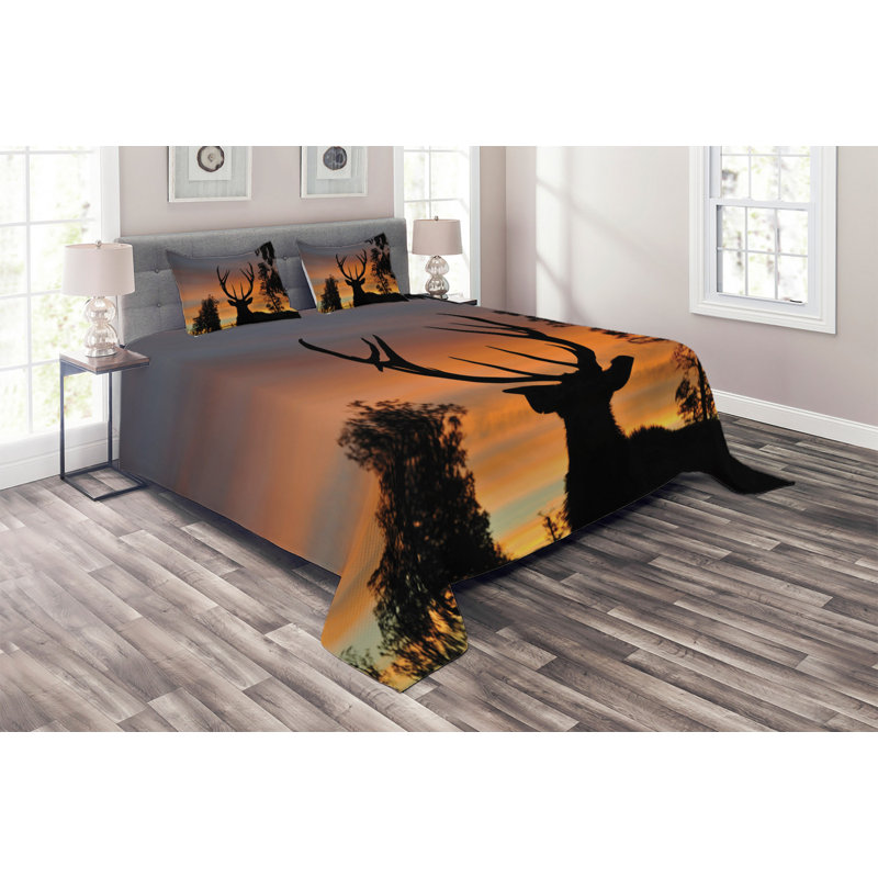 Rustic Coverlet, King Bedspread + 2 Shams