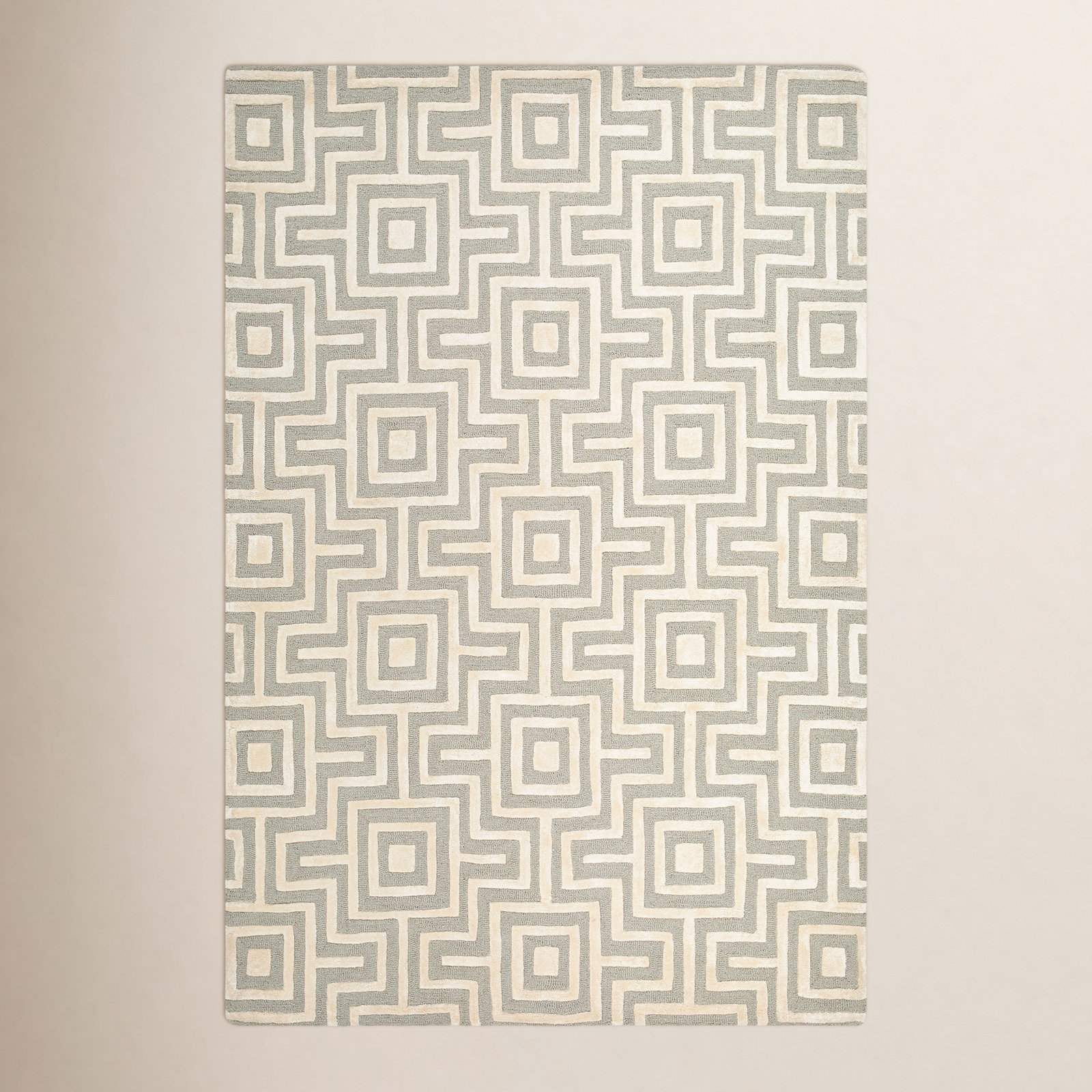 Jaella Hand-Woven Geometric Rug, Rectangle 2' x 3'