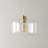 1 - Light Brown Single Pendant