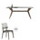 Modern  Rectangular Rock Slab Dining Table Sets