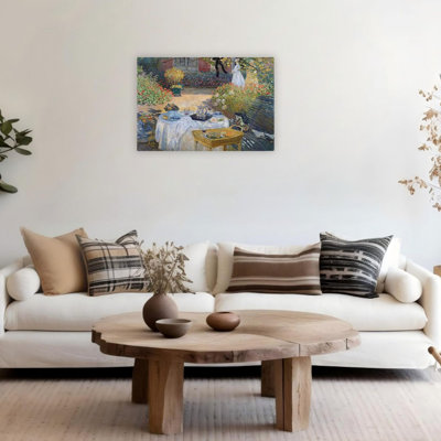 «The Luncheon Monet's Garden», impression sur toile 24 po x 20 po