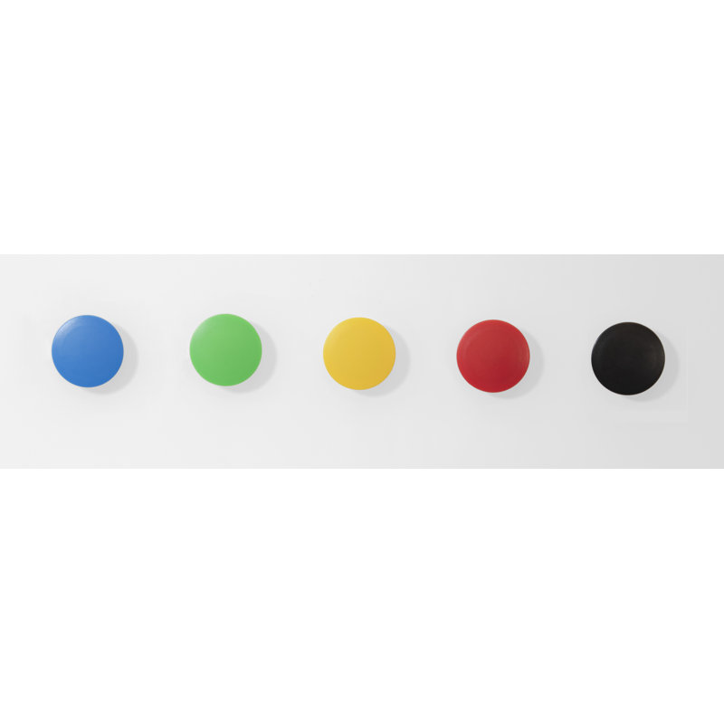 Audio-Visual Direct Plastic / Acrylic Magnetic & Lettering, Red/Yellow/Blue