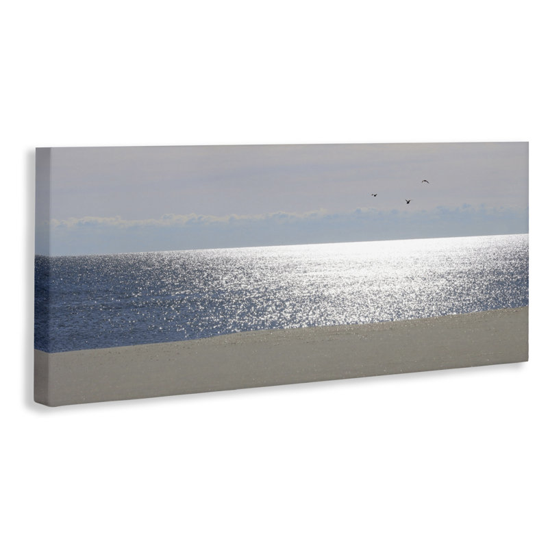 Sunlit Sparkles on the Sea, toile de Lori Deiter, H 10 po x l 24 po
