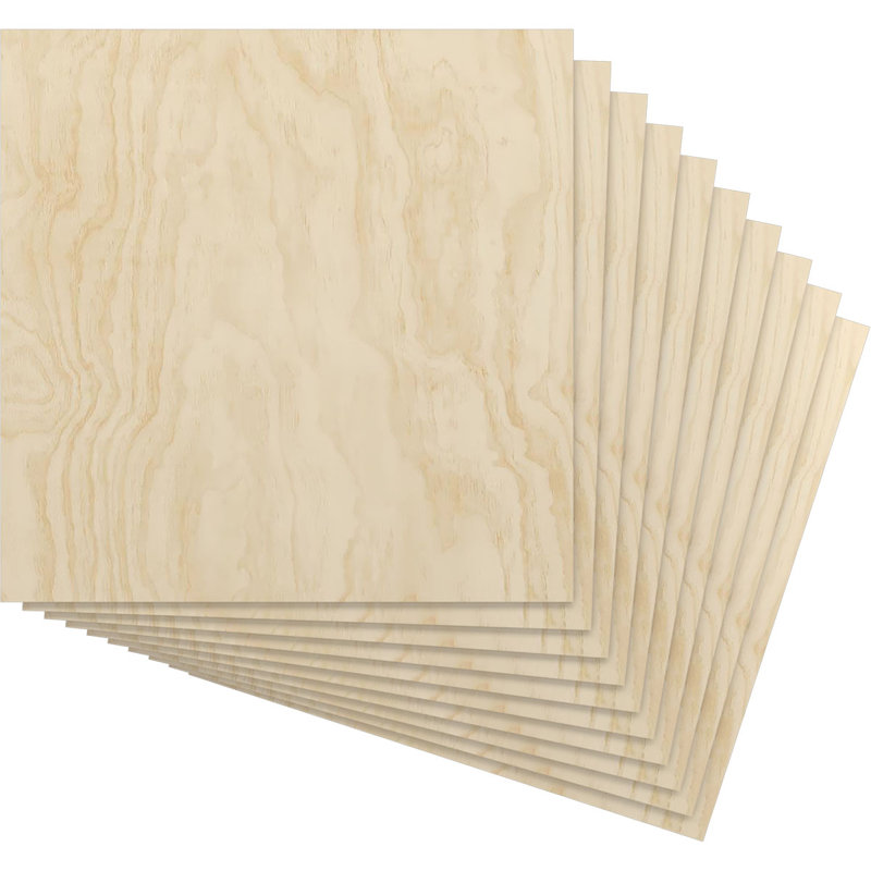 Planches en bois, Bouleau, H 11,75 po x l 11,75 po x P 0,38 po