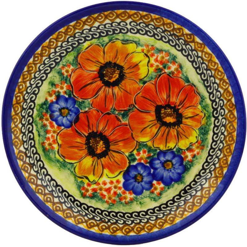 Bright Beauty Ceramic Decorative Plate