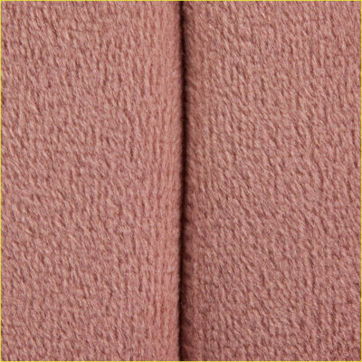 Ottoman 16” Round Braided Blush Pink Velvet by LumiSource | Velvet | Braided