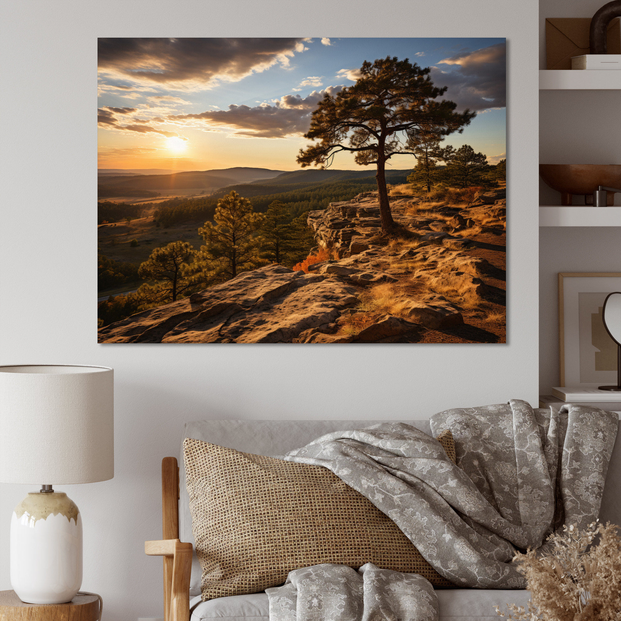Millwood Pines Alabama Country Landscape II - Print on Canvas | Wayfair