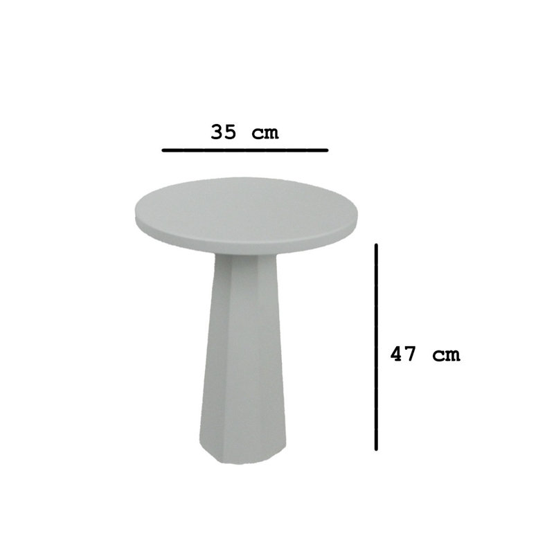 Table d'appoint moderne blanche de 13,8 po x 18,5 po x 13,8 po | 100% panneau de fibres à densité moyenne, épaisseur: 0,7 pouce | Conception élégante de couleur unie, parfaite pour le salon, la chambre à coucher ou le bureau | Solution de mobilier compacte et polyvalente