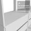  Armoire de rangement pour garde-manger avec 6 tiroirs et tablettes ouvertes L 82 po-1001325782