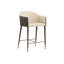 Kylin Upholstered Stool with Metal Frame