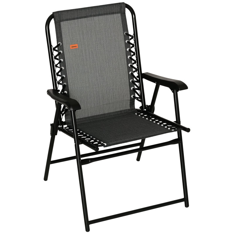 Chaise de camping, chaise pliante d'extérieur moderne - chaises de patio portatives, Gris, 2