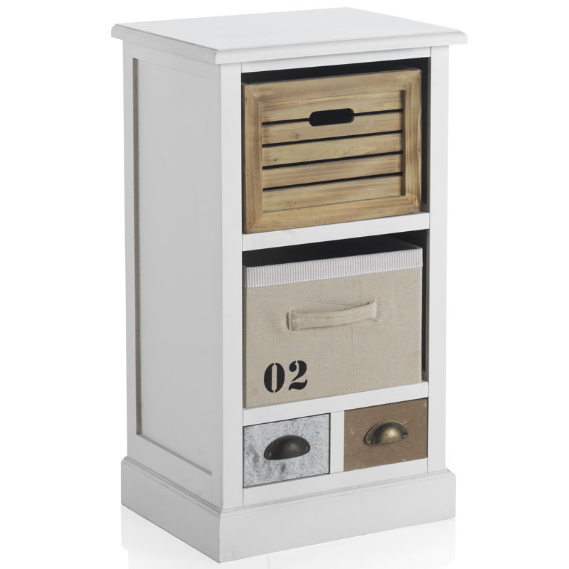 Silsbee 45cm W Manufactured Wood Bedside Table
