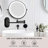LED Round Metal Wall Mirror Rechargeable Makeup Mirror-1339081341-1333669382