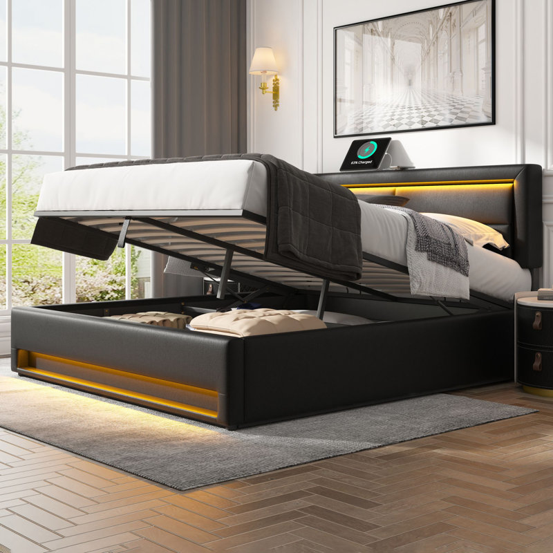 Solid Wood Bed