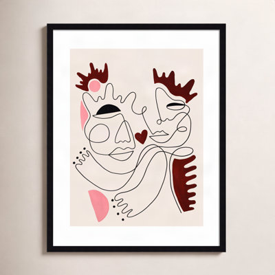 Love Yours Print by Shatha Al Dafai