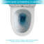 Ceramic One Piece Toilet,Dual Flush With Soft Clsoing Seat