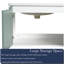 Meuble-lavabo flottant mural 36 po avec lavabo en céramique