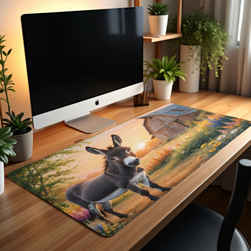 Polyester Desk Pad, 31.5x15.5