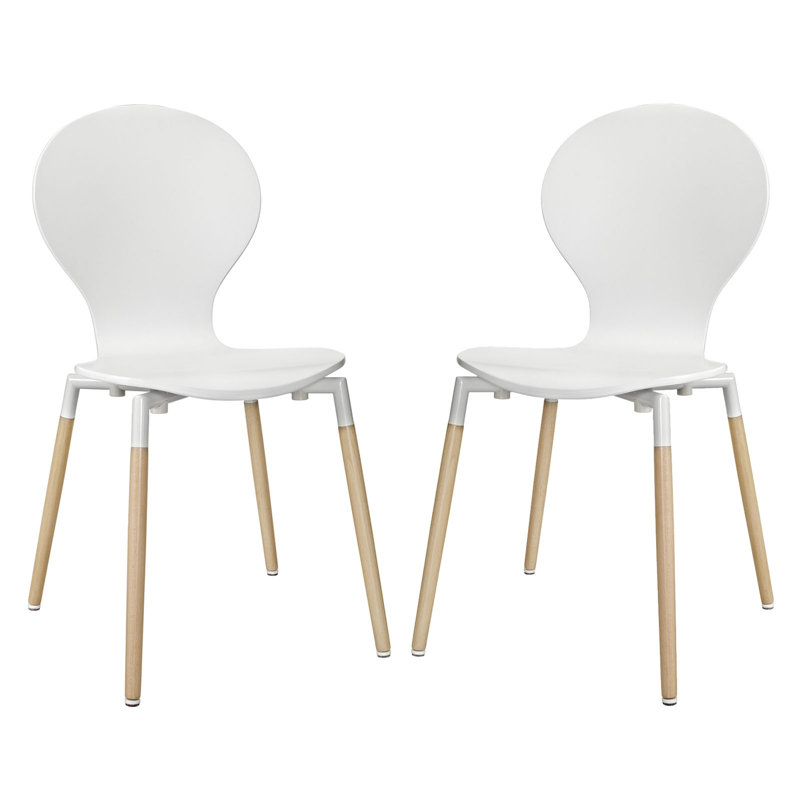 Modway Carson Carrington Bronnoysund Dining Chair, White