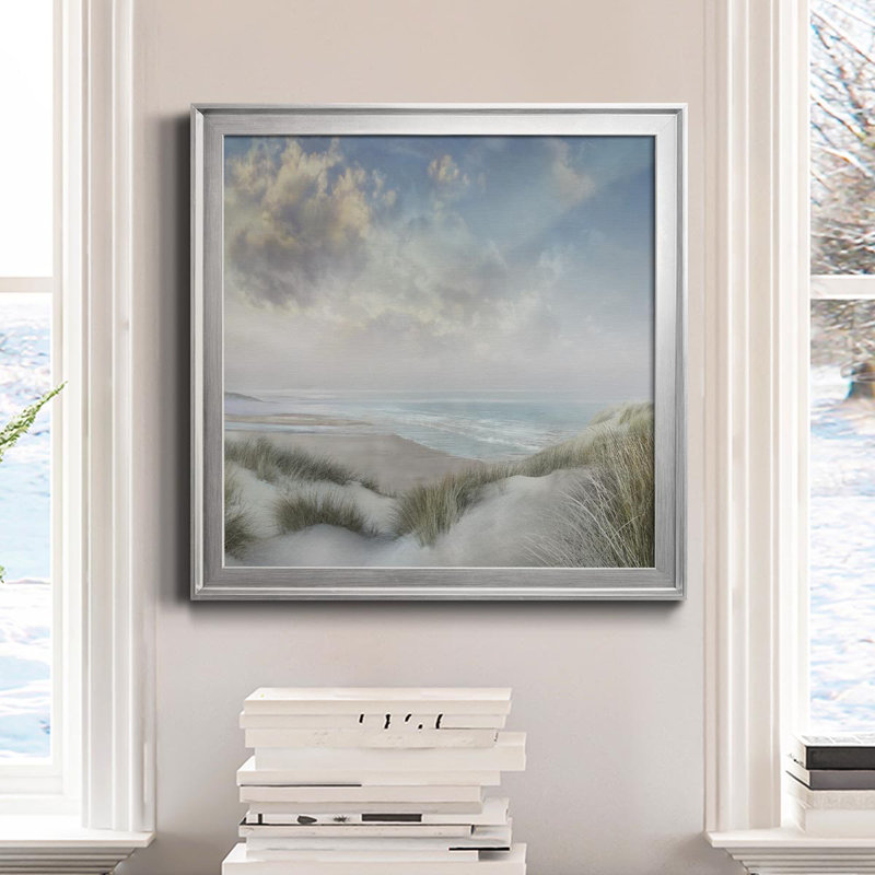 Windswept III - cadre photo, impression sur toile, Argent, H 26,5 po x l 26,5 po x P 1,5 po