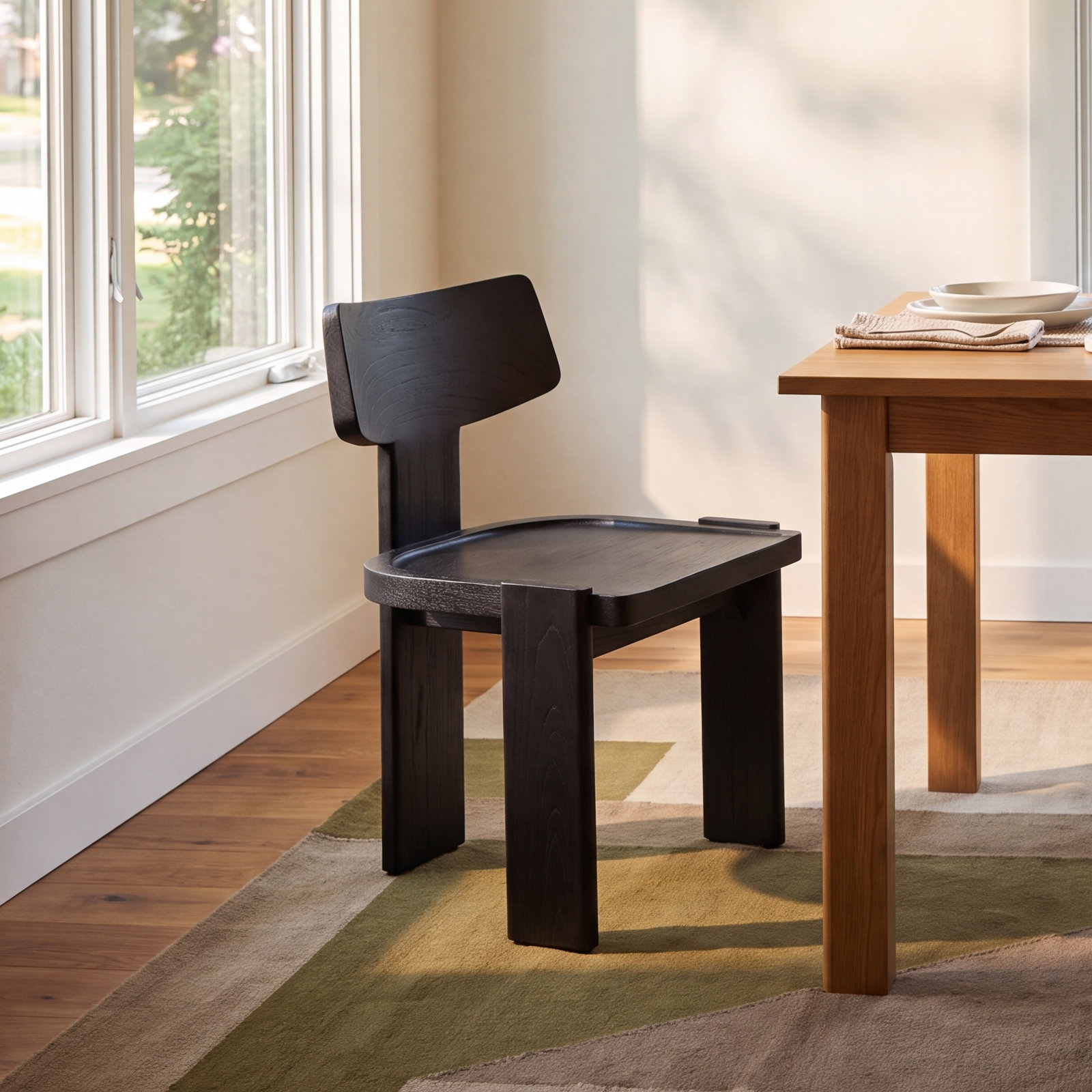 Geddes Dining Chair, Black