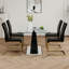 Table en verre de style moderne
